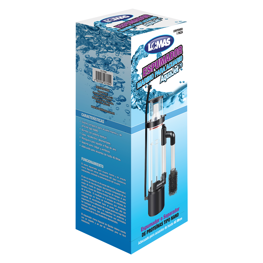 Lomas Aquajet 70 Espumador Marino Tipo Nano para Acuario de hasta 60 Litros