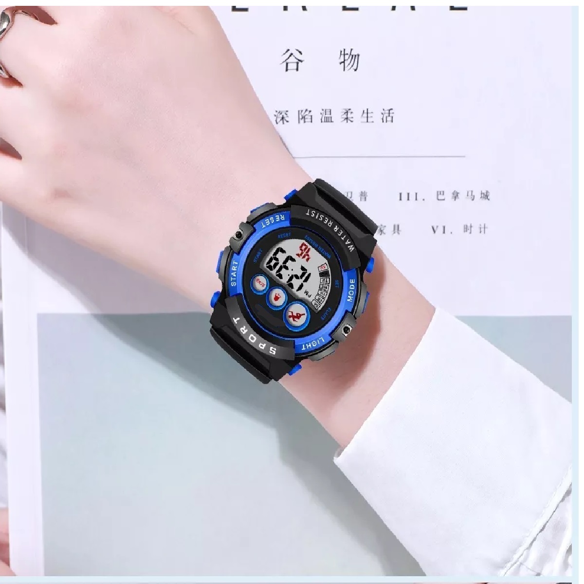 Reloj Electrónico Para Niños Deportes A Prueba De Agua.