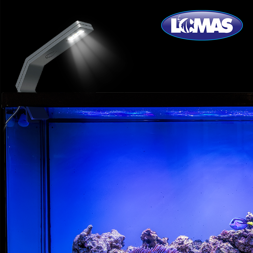 Lomas Nano Lámpara Led Negra para Acuario y/o Pecera con Potencia de 1.5 Watts