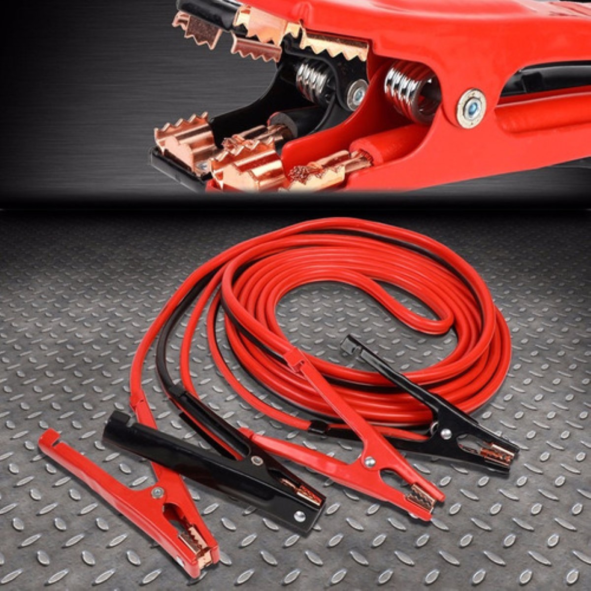 Cables Pasa Corriente 4 M Calibre 4 Awg 2000a Rojo/Negro