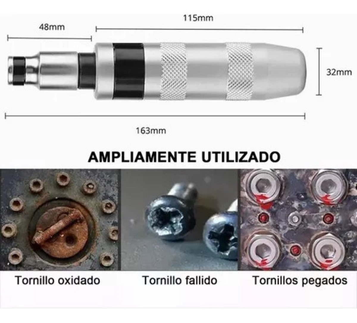 Destornilladores De Impacto Herramientas 13 Piezas Multiusos EStuche Verde