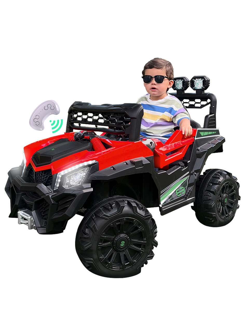 Montable eléctrico Camioneta Razer Jeep con control remoto asientos de piel bluetooth bocinas Edades Infantil 2 a 5 años Eniz