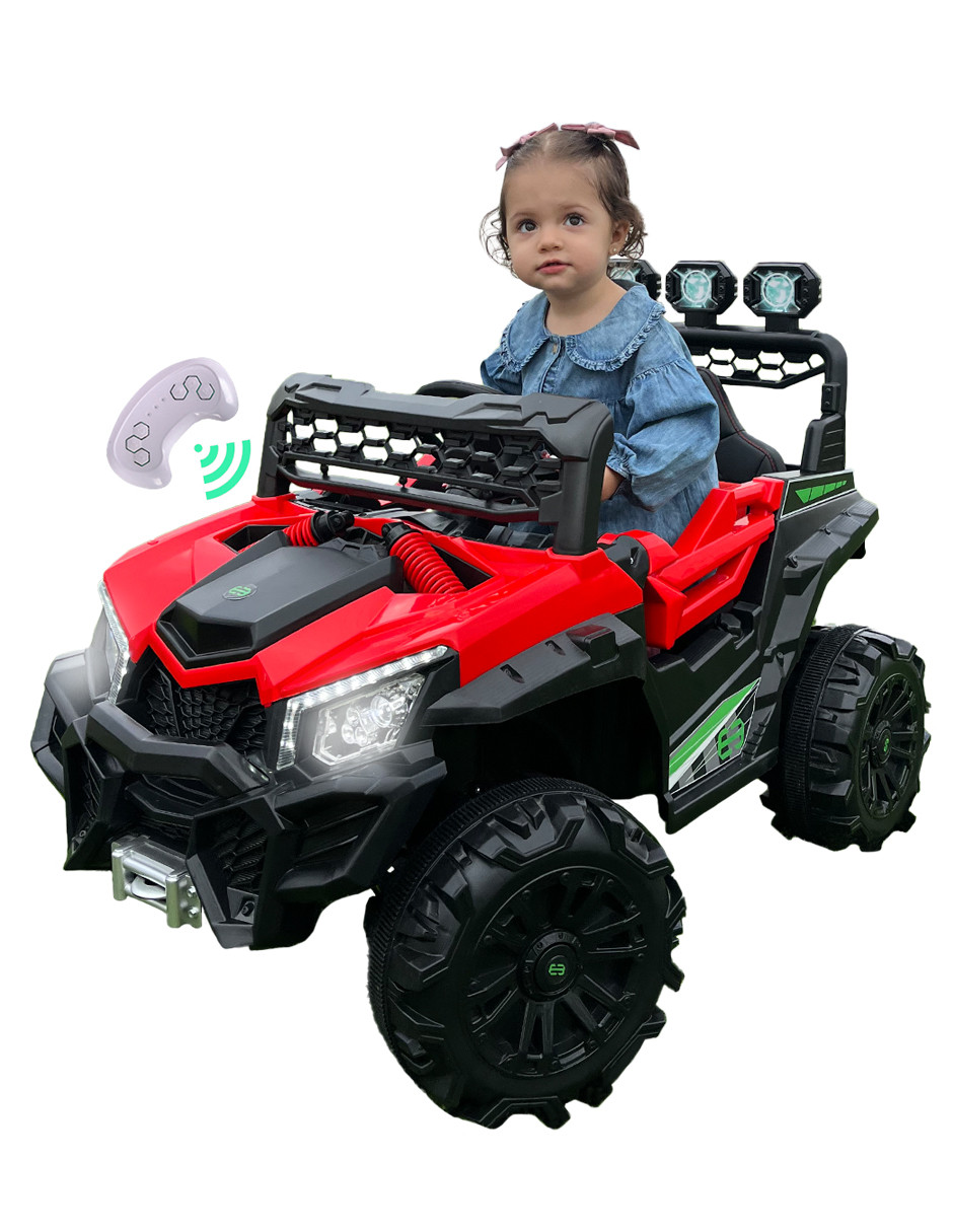 Montable eléctrico Camioneta Razer Jeep con control remoto asientos de piel bluetooth bocinas Edades Infantil 2 a 5 años Eniz