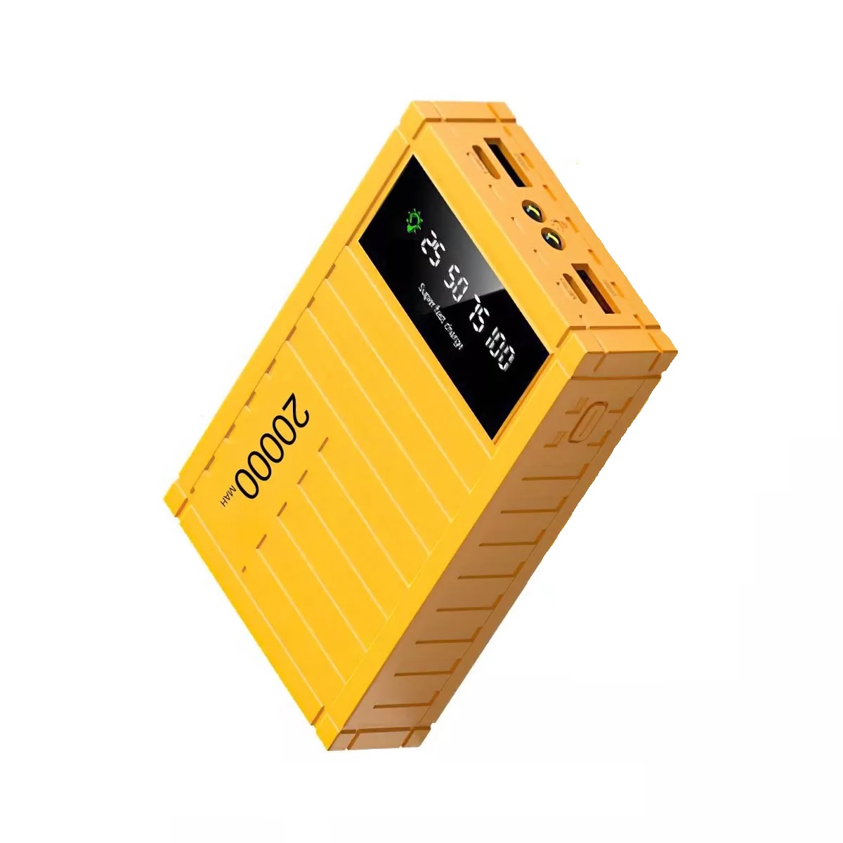 Power Bank Pila Baterias Para Celular Portatil 20000mah Amarillo