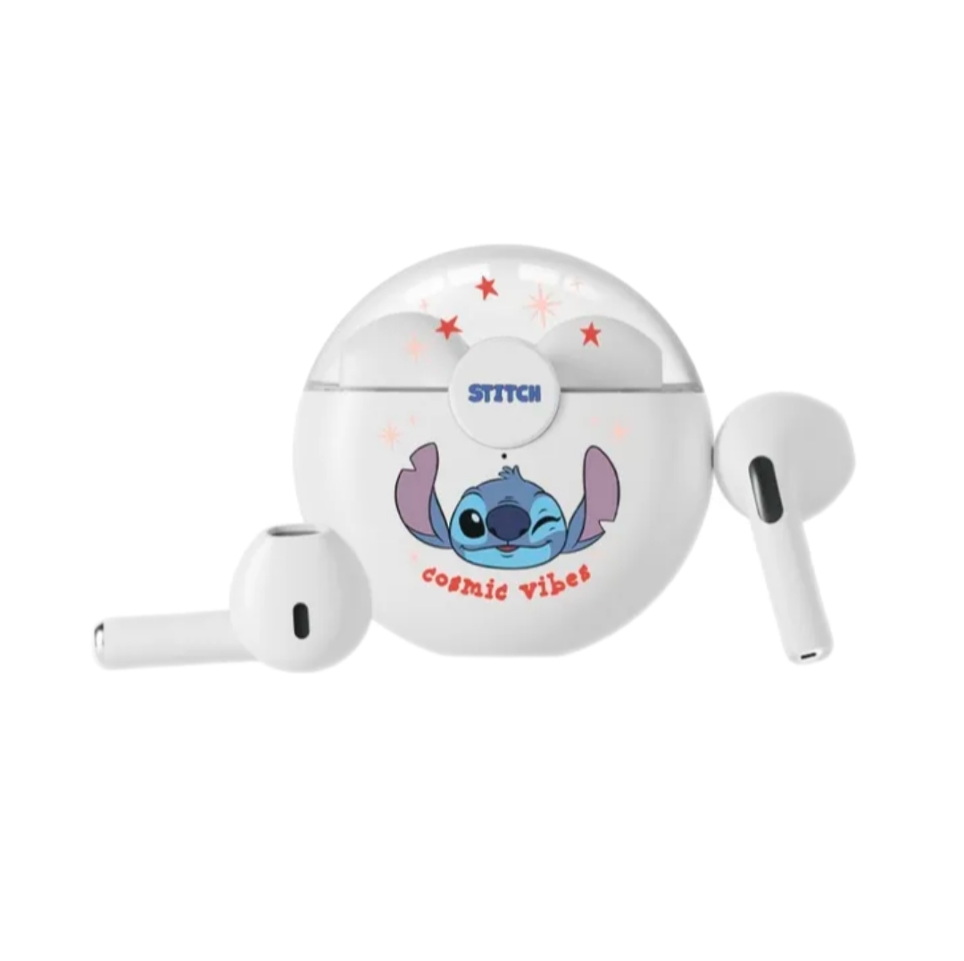 Audífonos Inteligentes Bluetooth 5.3 Stitch, Angel y Lotso