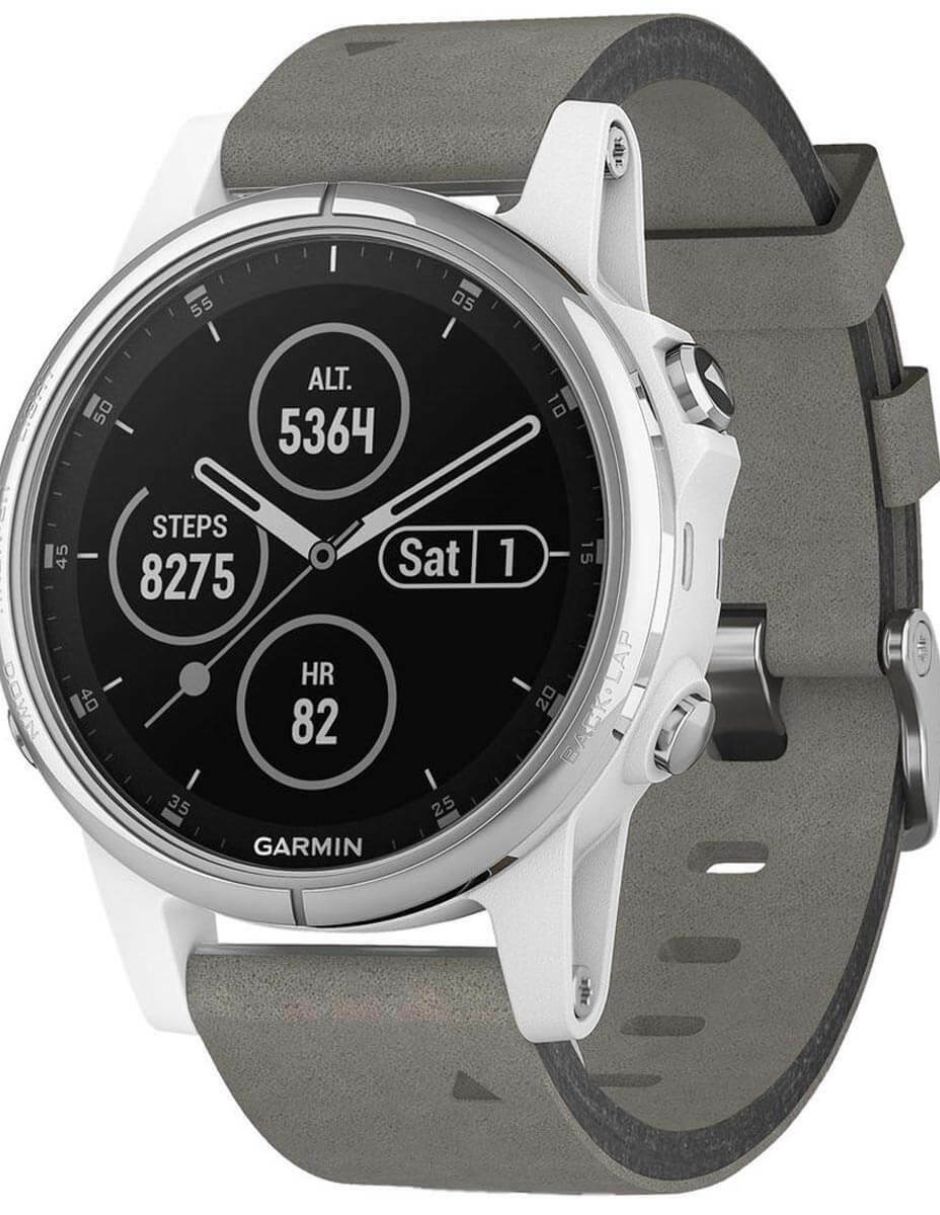 RELOJ INTELIGENTE GARMIN FENIX 5S+ (ZAFIRO/BLANCO)