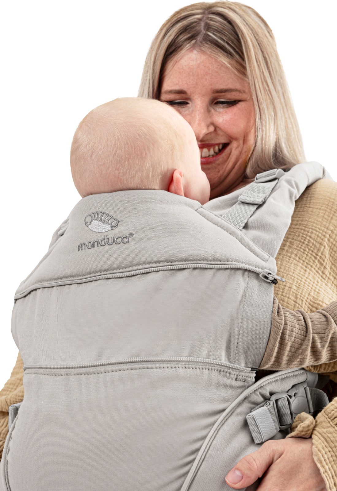 Manduca XT Monochrome Cloud Mochila Cangurera Ergonómica portabebés Evolutiva