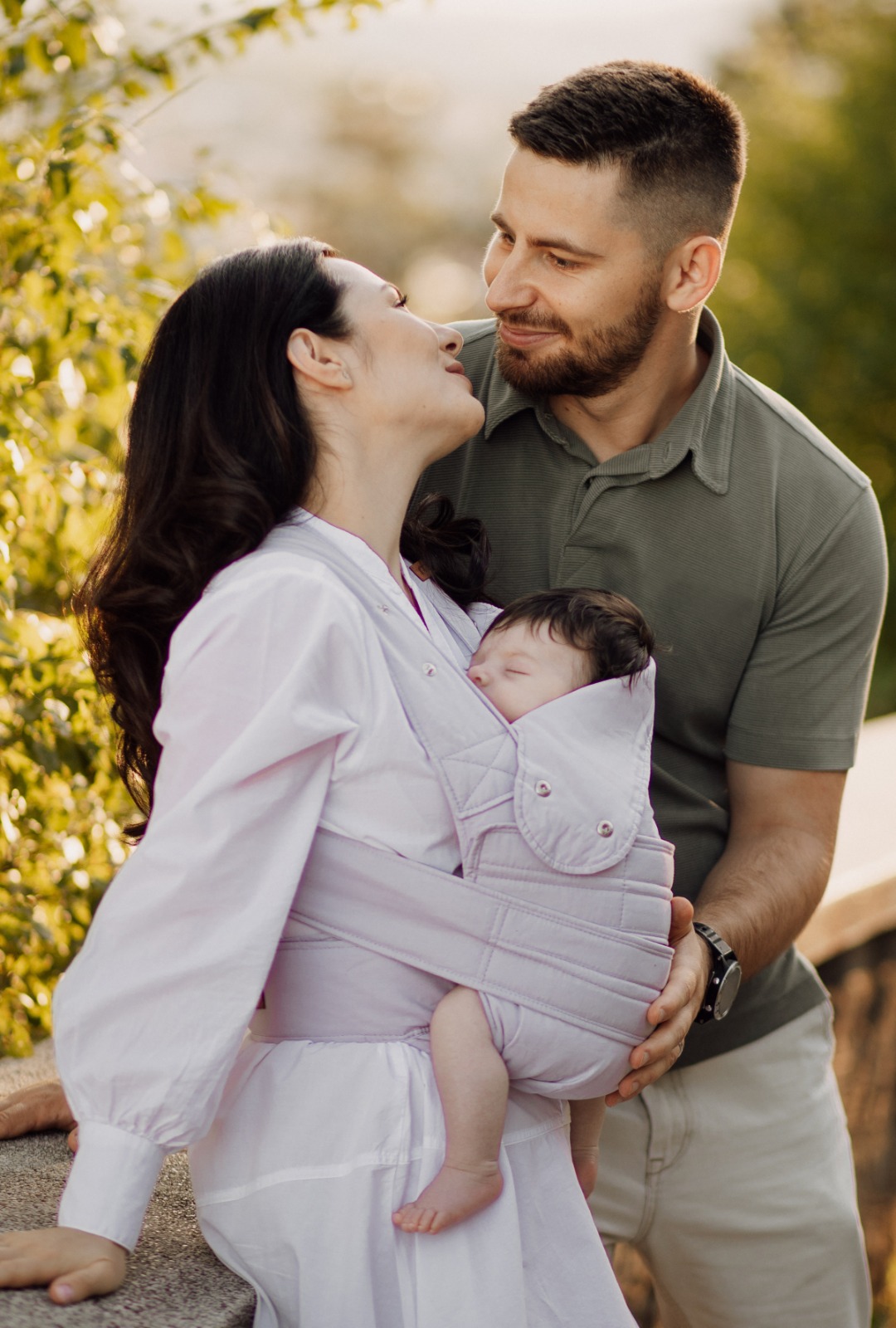 Marsupi Breeze Lilac Portabebés Cangurera Ergonómico