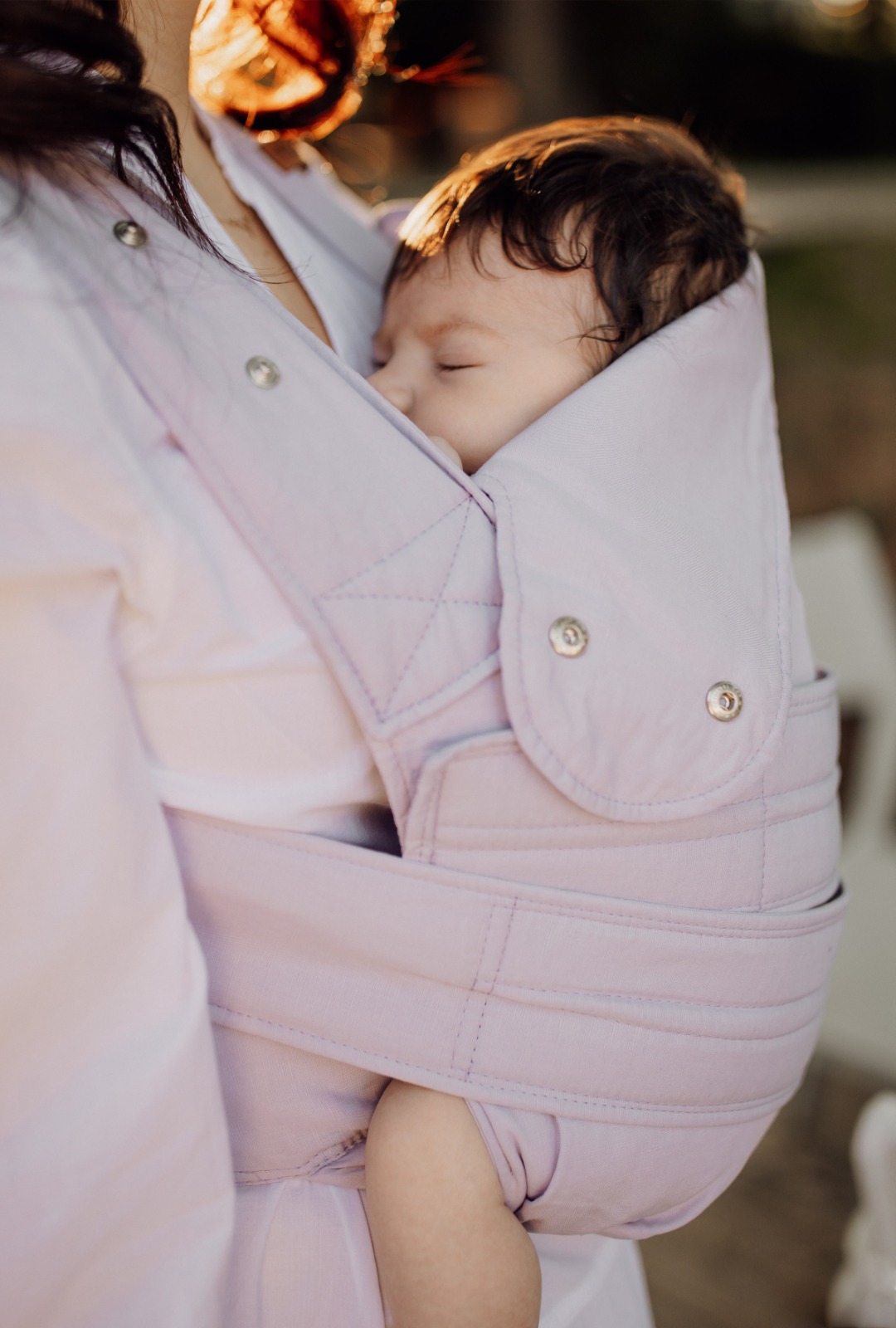 Marsupi Breeze Lilac Portabebés Cangurera Ergonómico