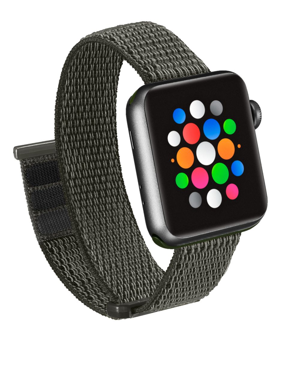 Correa apple nylon 38/40mm para reloj inteligente (verde)