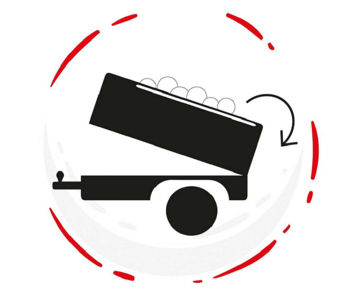 Montable Eléctrico Tractor con Remolque