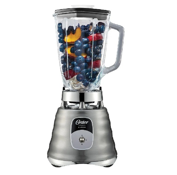 Licuadora Clásica Oster BLST4127 1 Vel + Pulso Vaso Vidro 500w