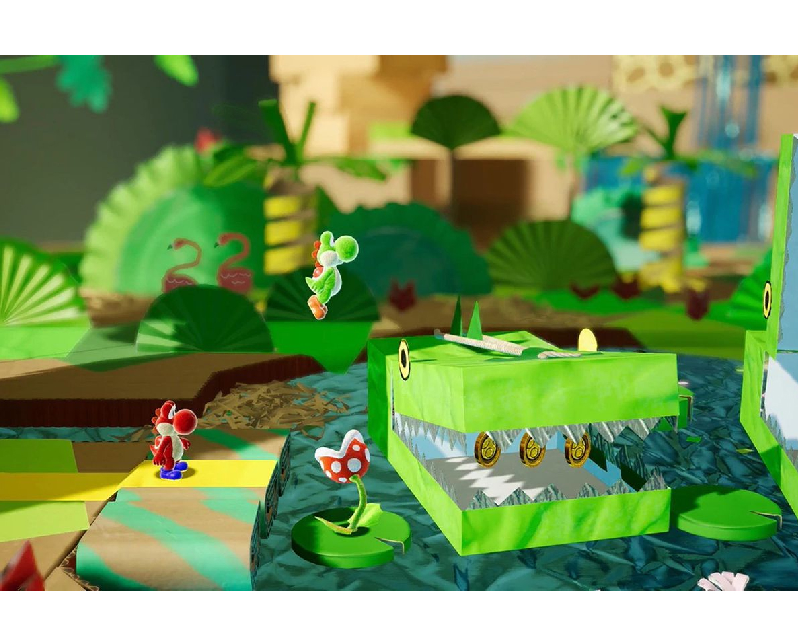 Nintendo Switch Juego Yoshi's Crafted World