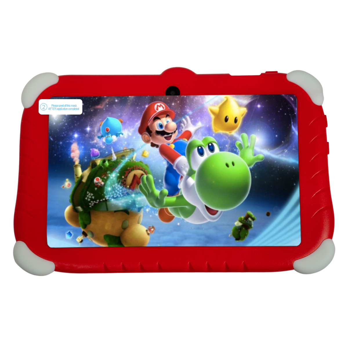 LoQuiero Tablet para niños de super Mario Bross Android 13 7.0 HD Screen 2gb - 32 gb ROJA