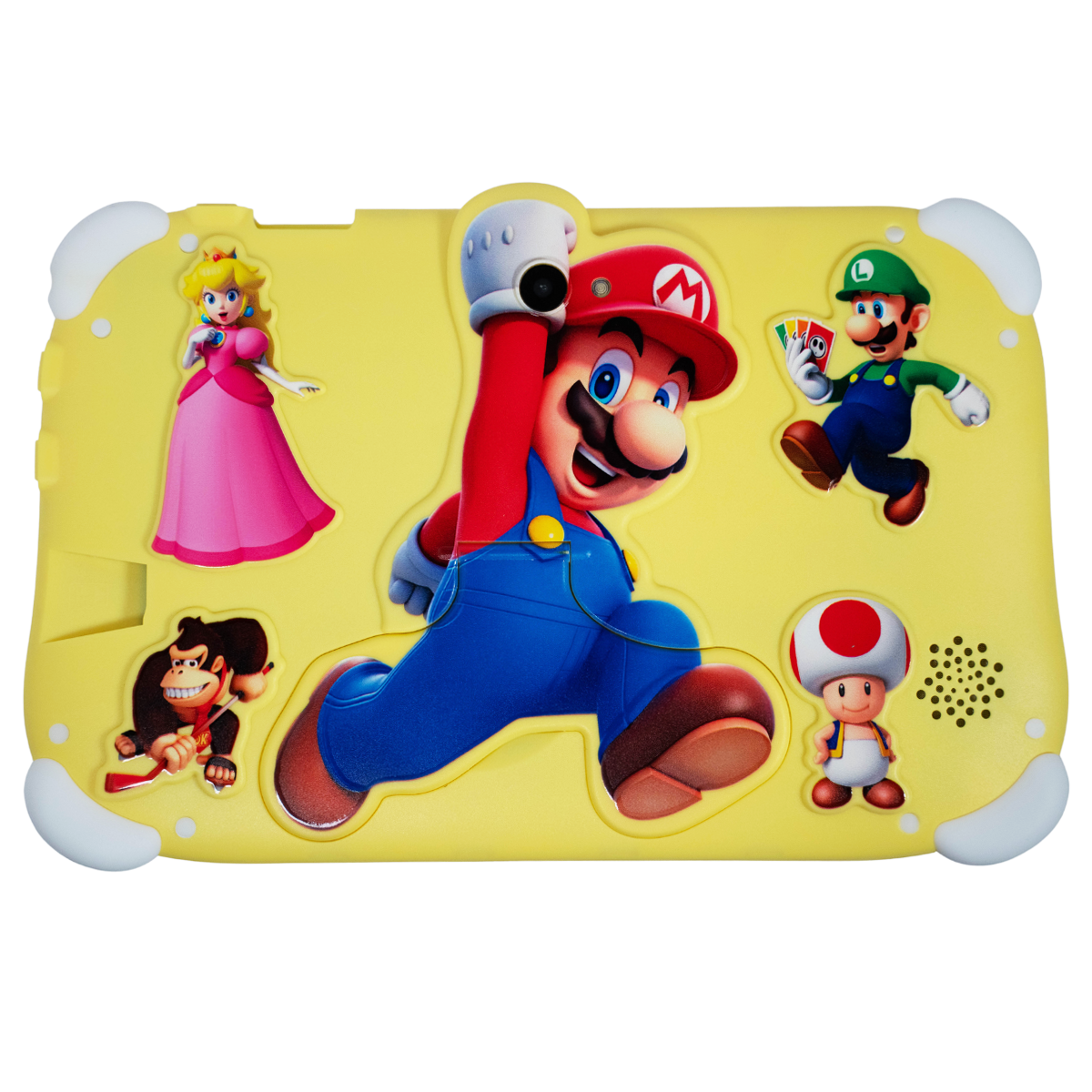 LoQuiero Tablet para niños de super Mario Bross Android 13 7.0 HD Screen 2gb - 32 gb AMARILLO