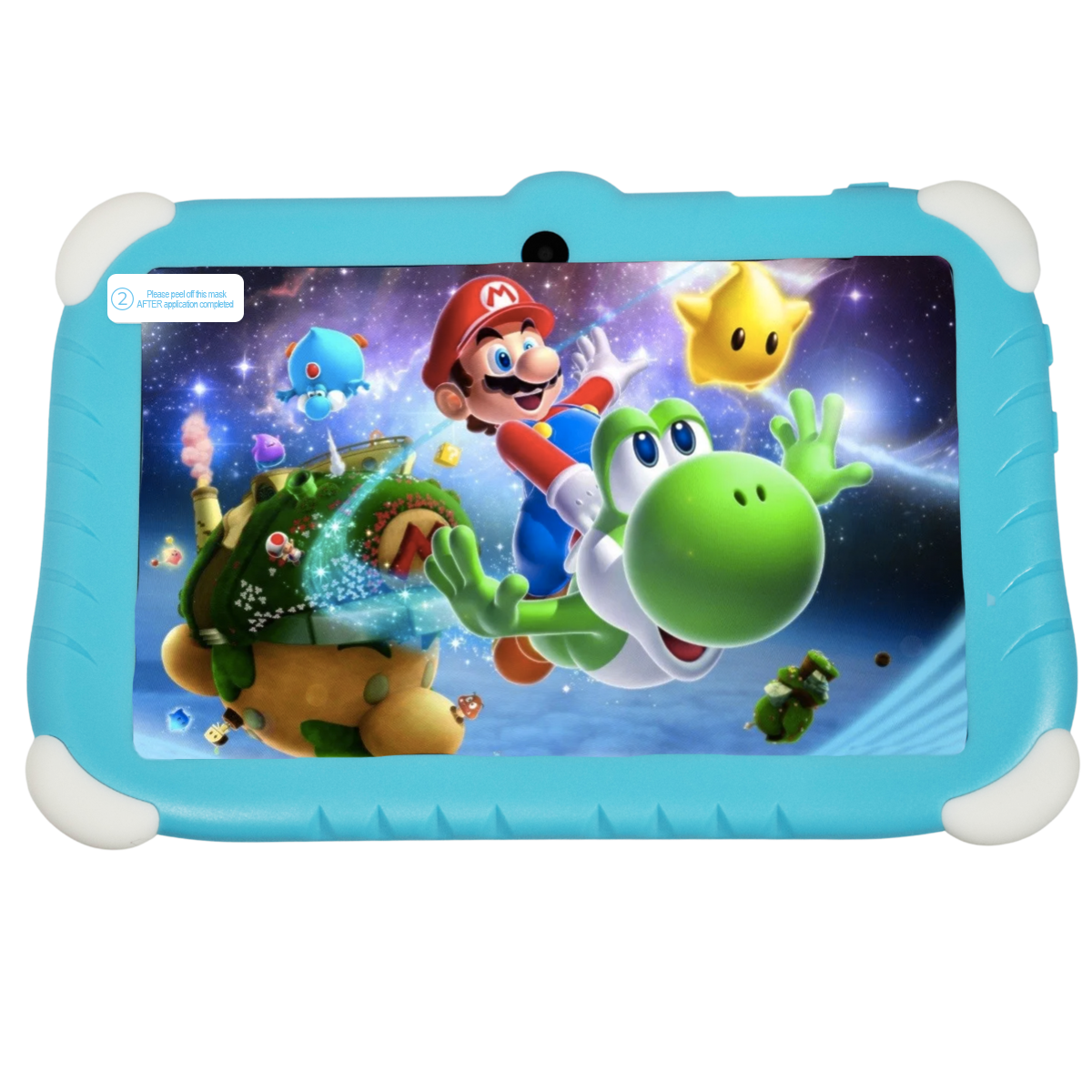 LoQuiero Tablet para niños de super Mario Bross Android 13 7.0 HD Screen 2gb - 32 gb AZUL