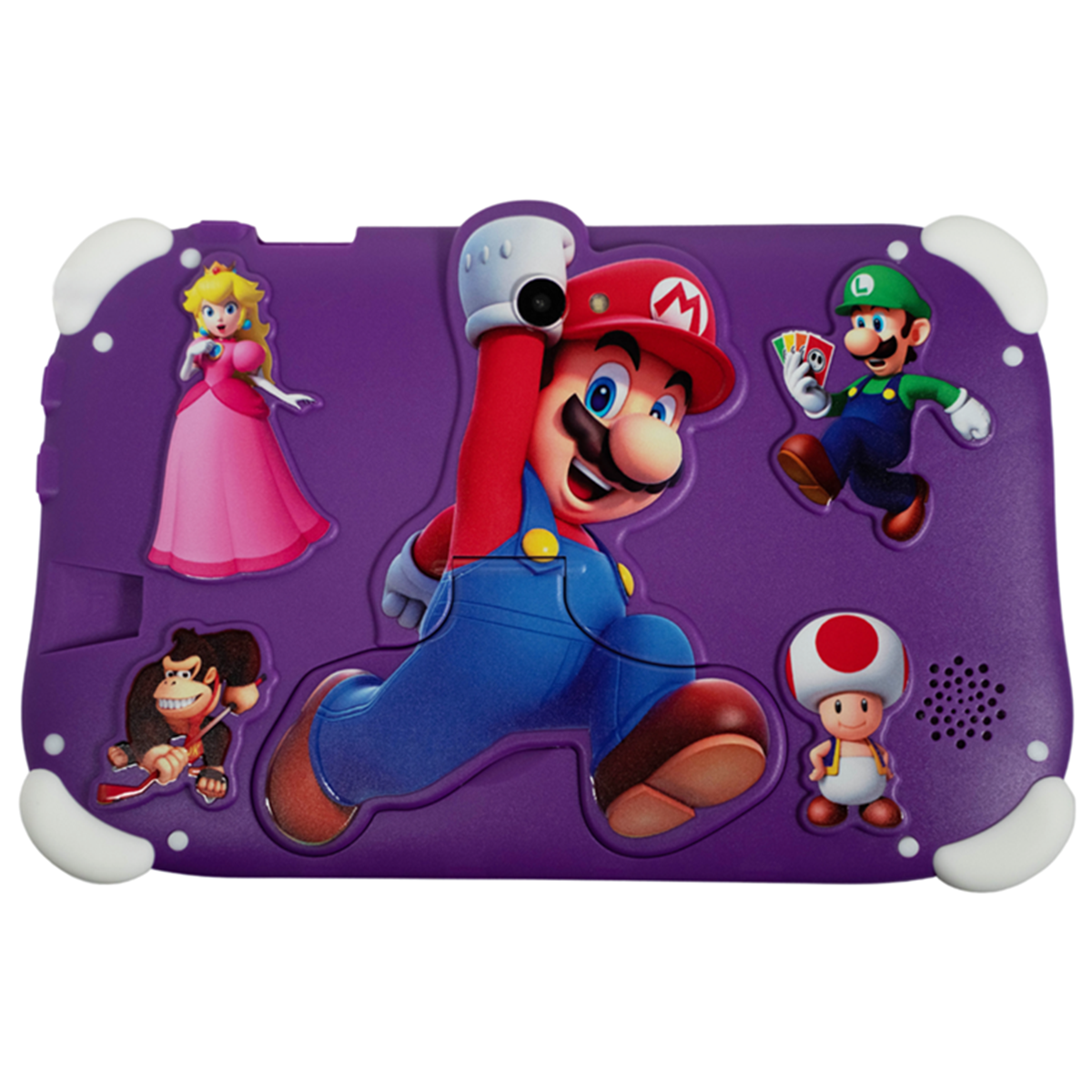 LoQuiero Tablet para niños de super Mario Bross Android 13 7.0 HD Screen 32GB y 2GB RAM MORADO