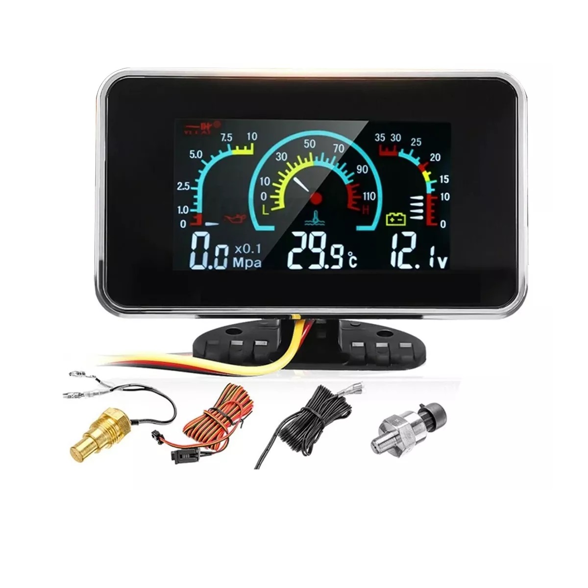 Medidor De Voltaje, Presión De Aceite, Temperatura De Agua