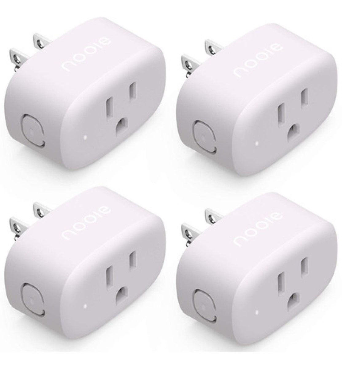 Enchufes Inteligentes Wifi Mini Smart Plug 4 Uds Blanco