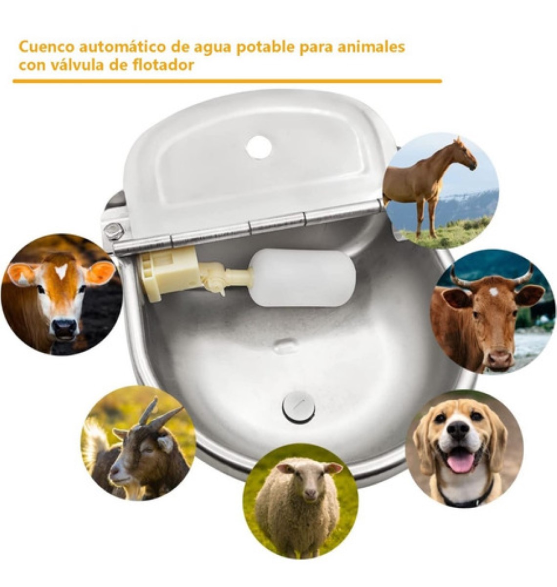 Bebedero Automatico Para Mascotas plateado