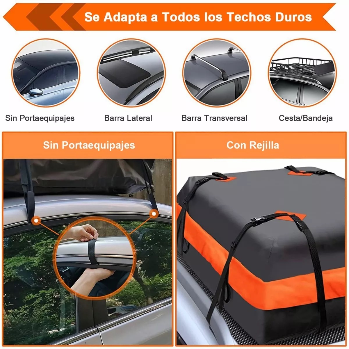 Bolsa De Portaequipaje Impermeable Para Techo De Automóvil