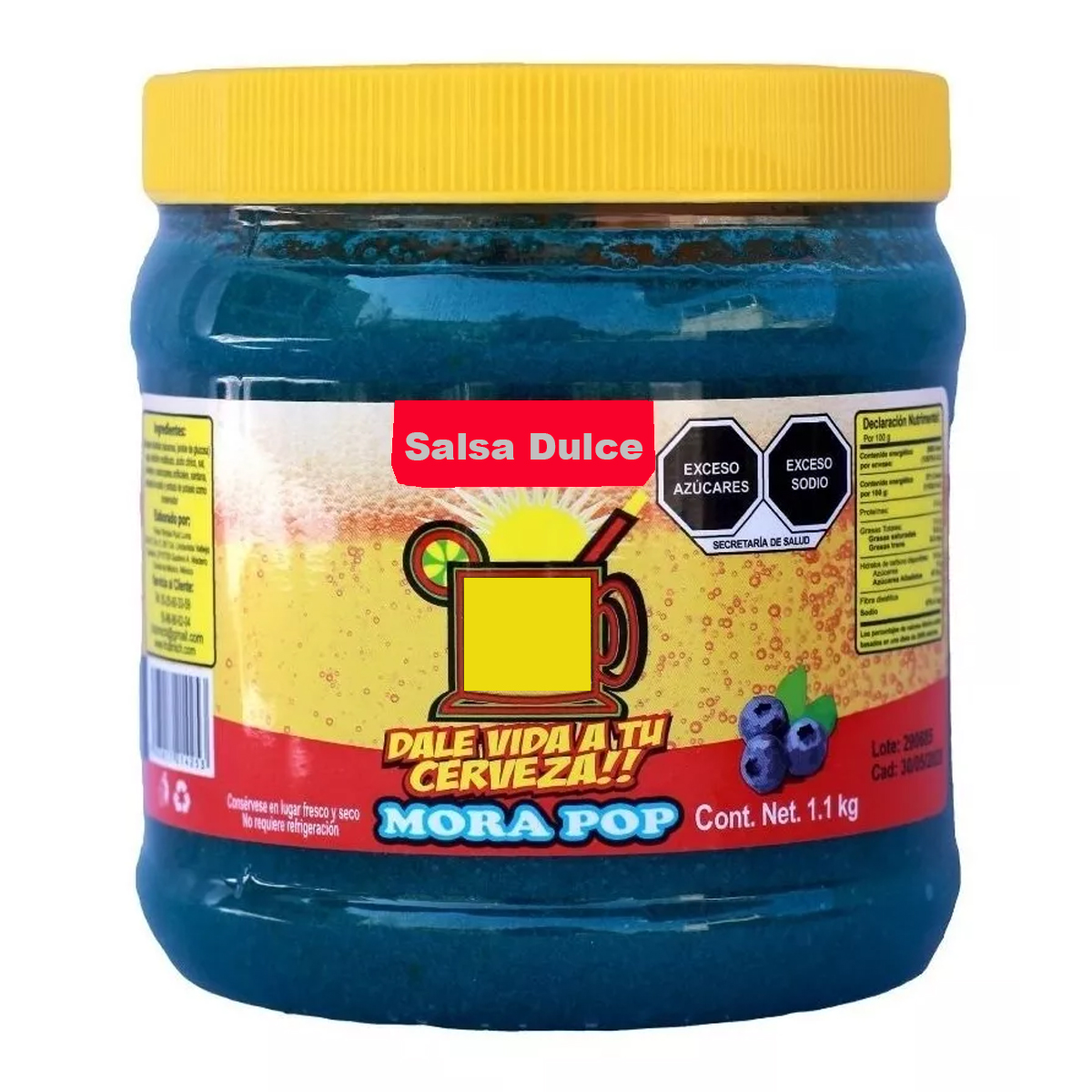 Pulpa Para Escarchar Micheladas Mora Azul 1.1Kg