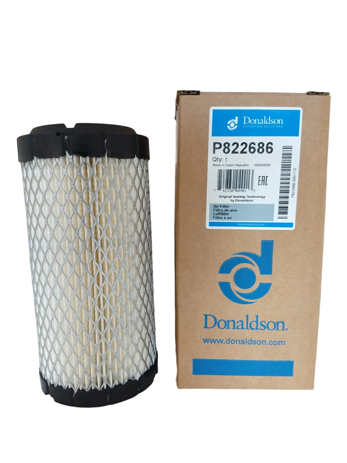 P822686 P 822686 Filtro Aire Primario ( Af25550 Rs3715 )