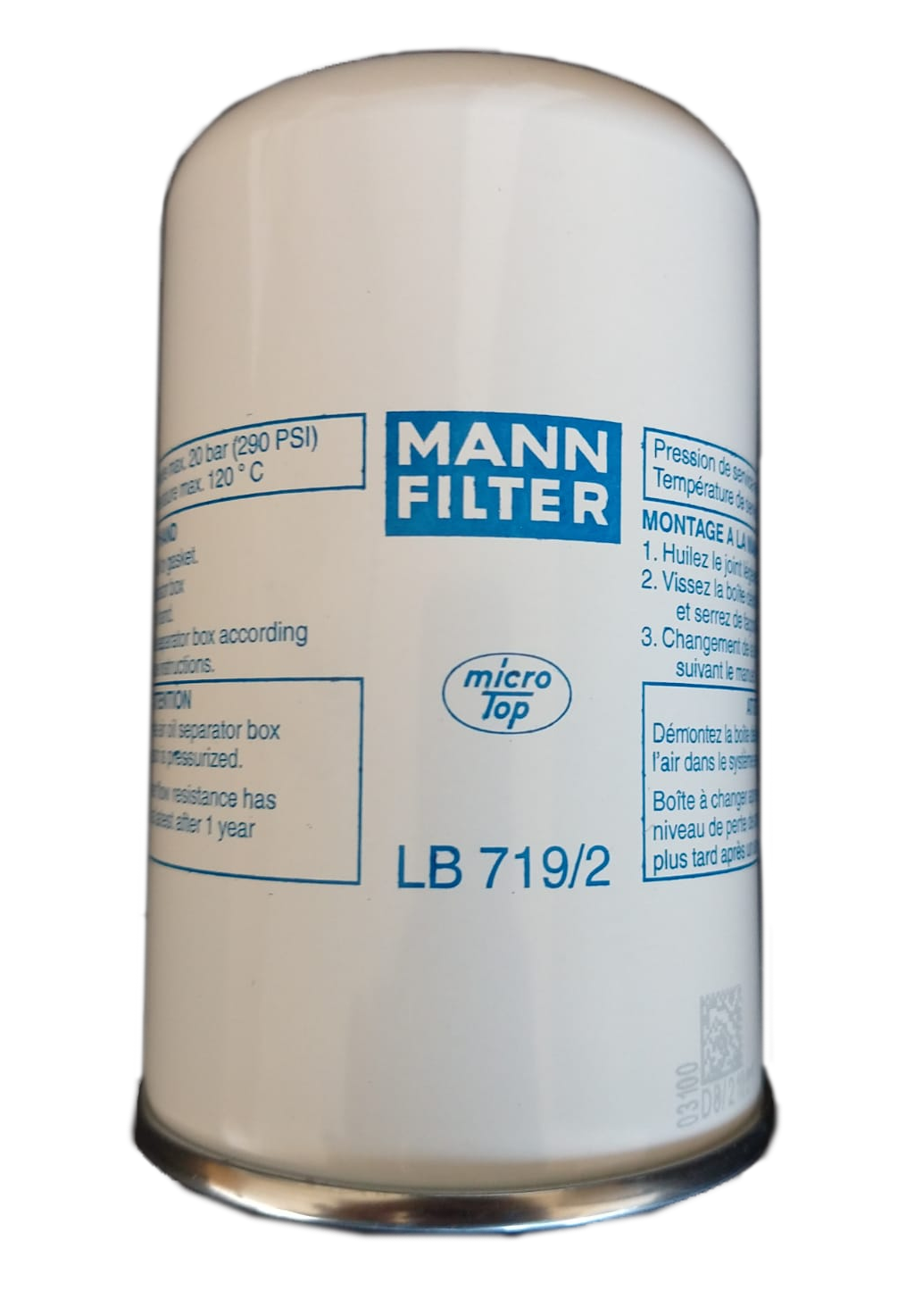 Lb719/2 Filtro Separador Aire Aceite Lb 719/2 P783486