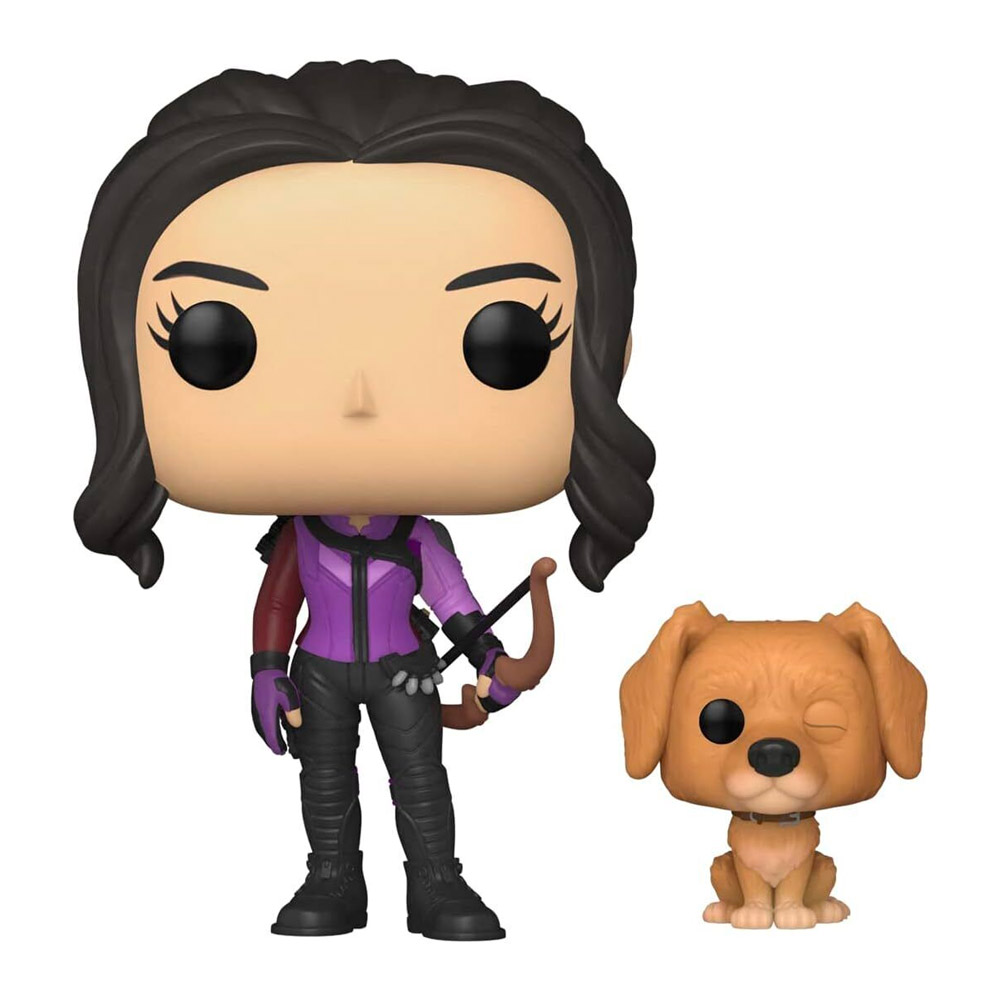Funko Pop 1212 :: Kate Bishop With Lucky The Pizza Dog (Hawkeye)