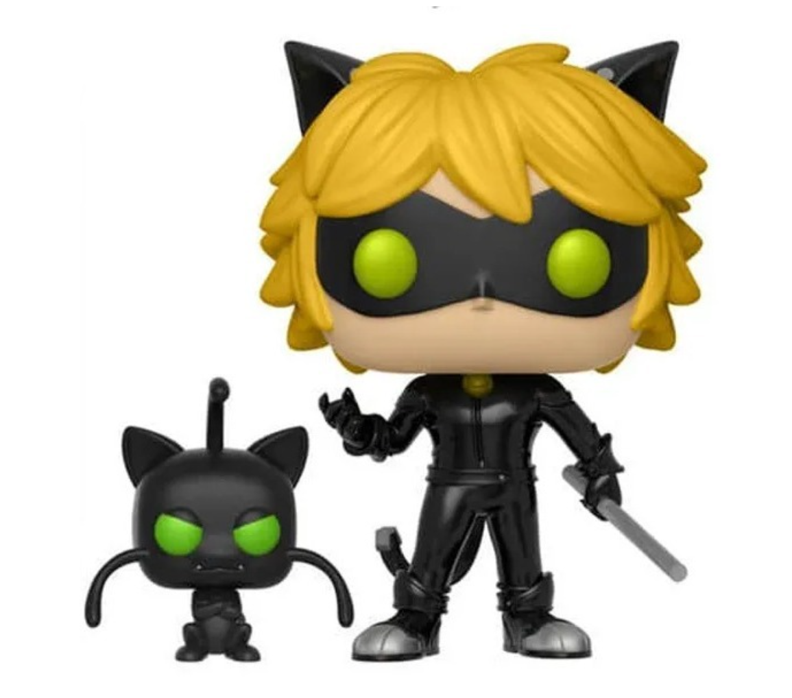 Funko Pop Miraculous Cat Noir Con Plagg #360