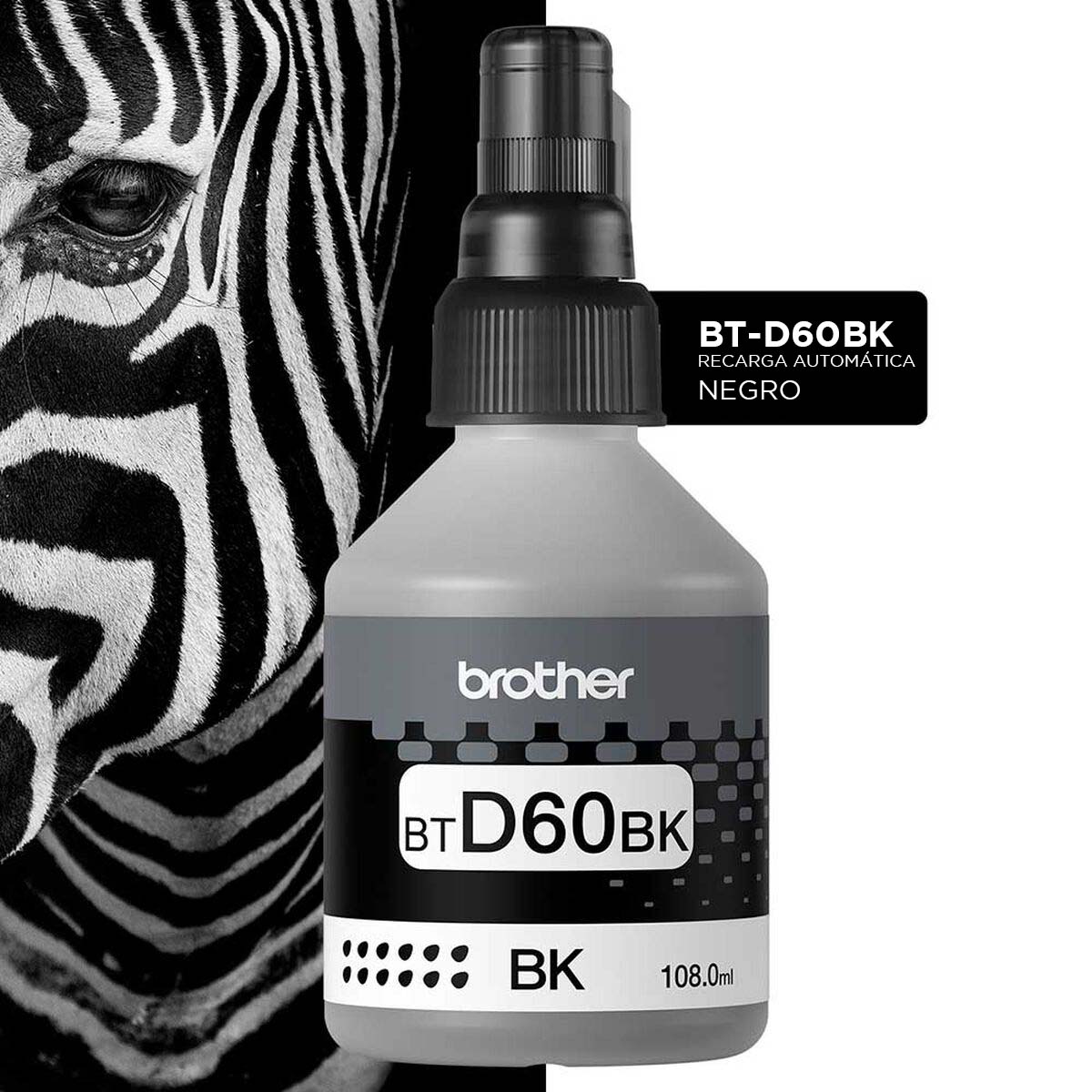 Tinta Original Brother Btd 60bk Para Brother T310,t510,t710