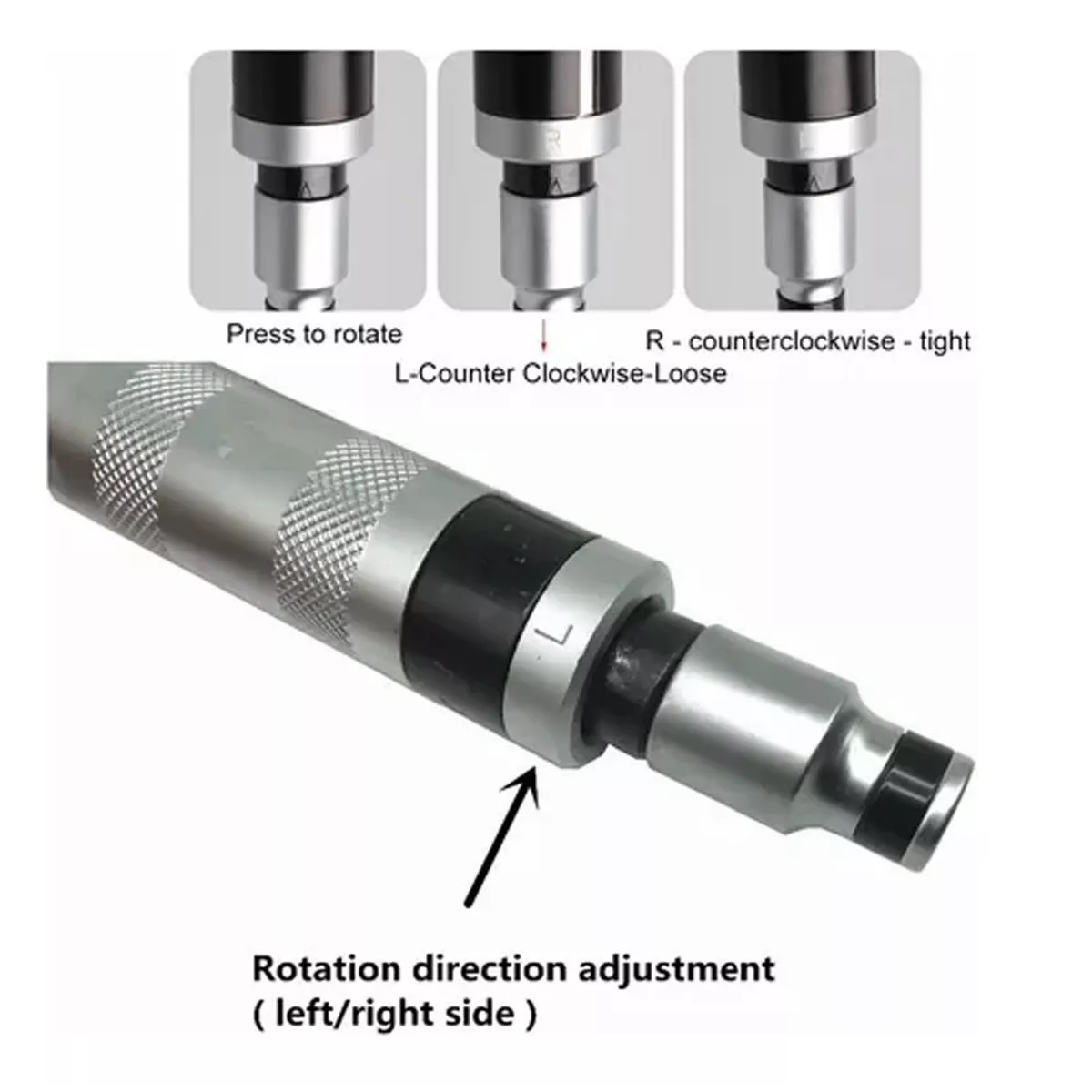 Juego De Desarmador De Impacto Con 12 Puntas