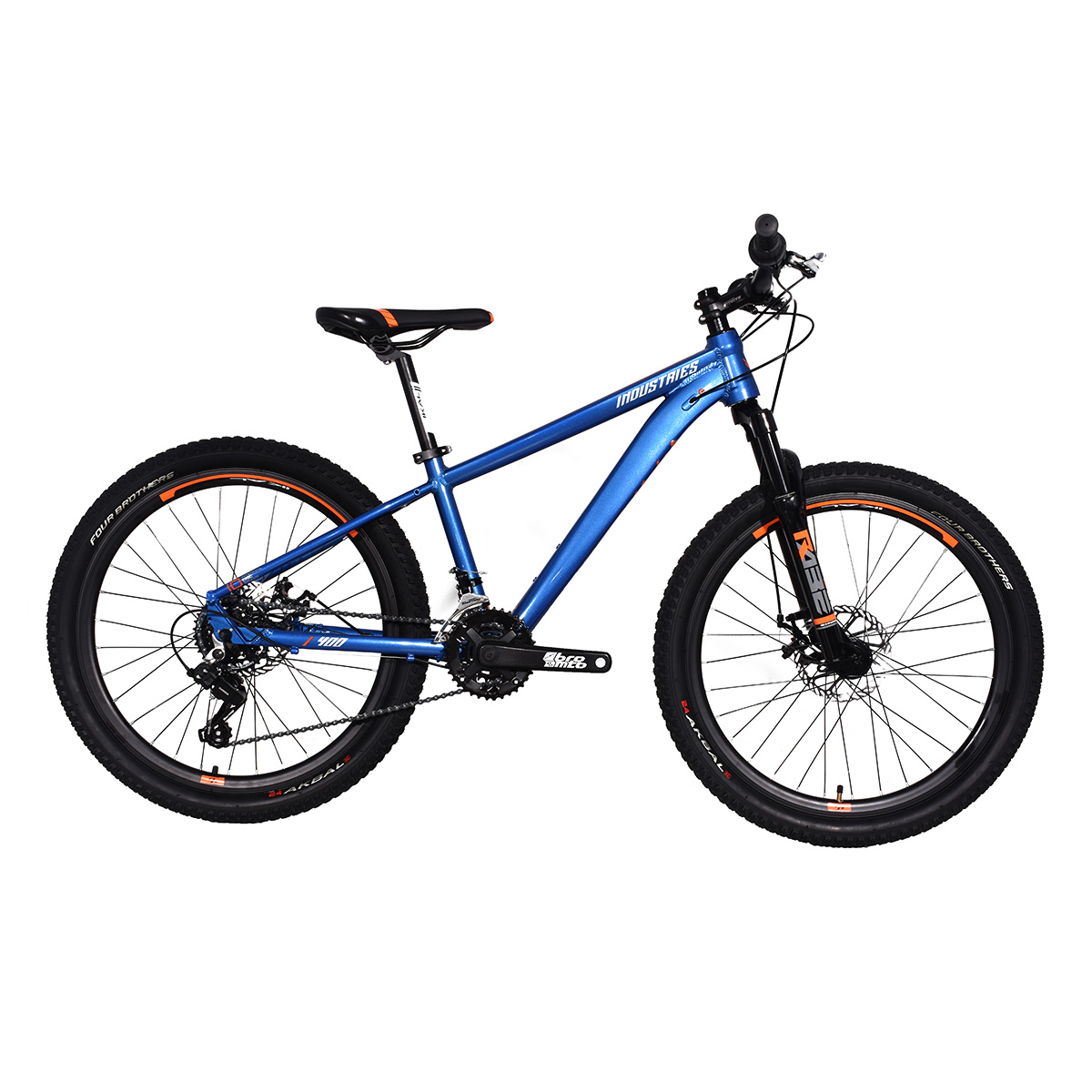 Bicicleta V Industries 400 Rodada 24 T13 Azul Naranja 2024