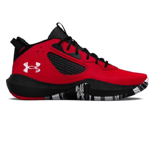 Tenis Under Armour Lockdown 6 Rojo/negro Basketball Hombre