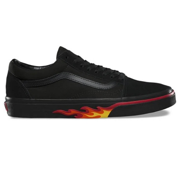Tenis Vans Old Skool Negro Casual Hombre Talla #27.5.