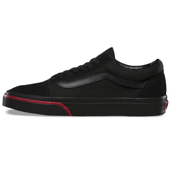 Tenis Vans Old Skool Negro Casual Hombre Talla #27.5.