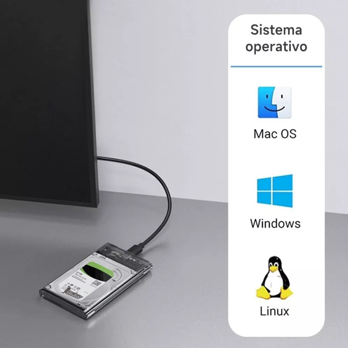 Carcasa De Disco Duro Caja Case Externo Portátil Usb 3.0