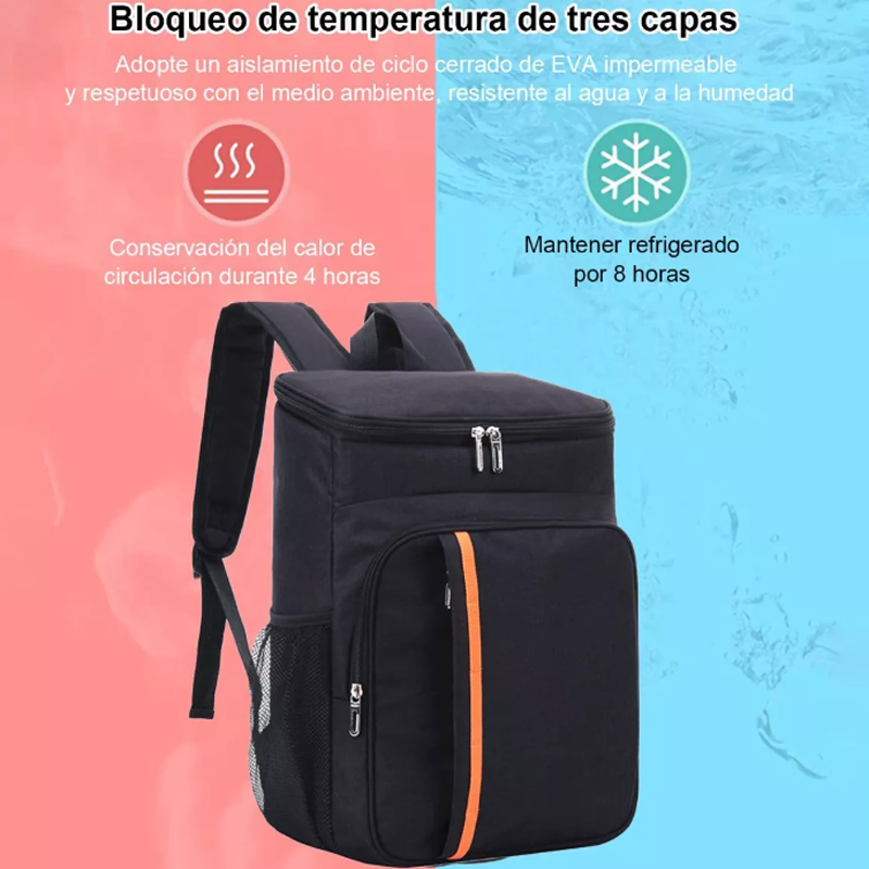 Mochila Hieleras Enfriador Bolsa Impermeable Portátil 20L.