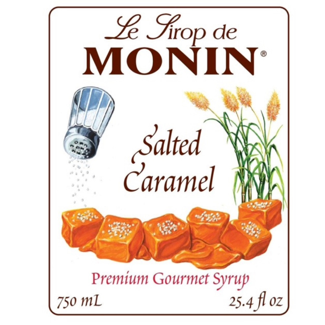 MONIN-GOURMET Jarabes 750 ml (Vidrio) Caramel, Salted (HORECAS)