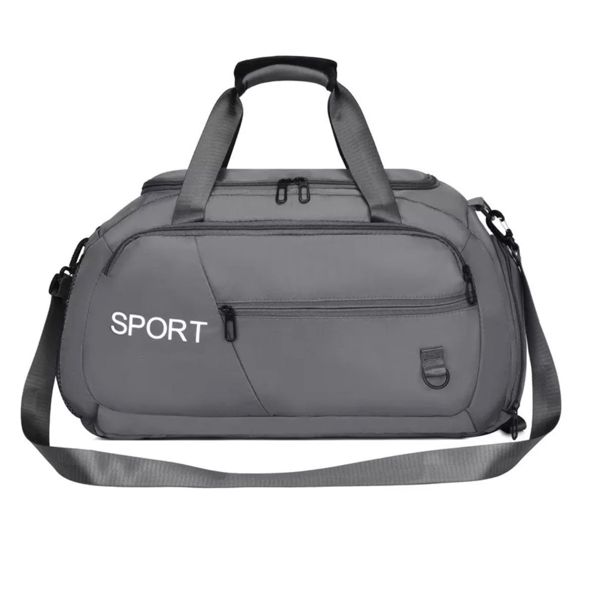 3en1 Mochila De Viaje Mujer Maletas Deportivas Bolsa De Gym Gris