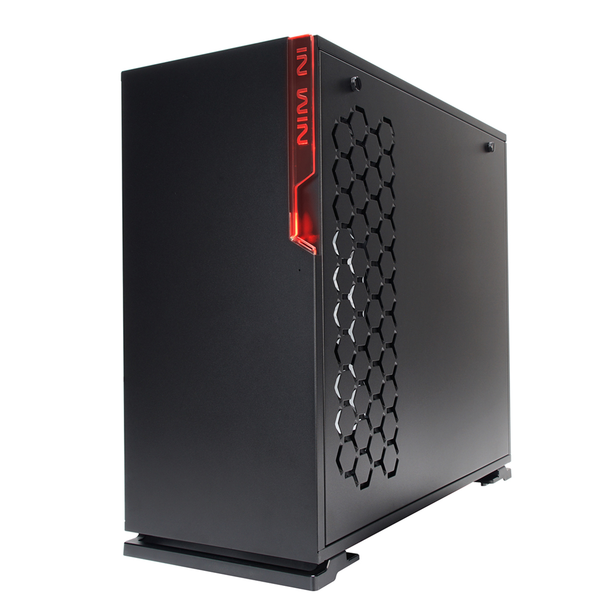Gabinete Gamer IN WIN 101 BLACK ATX Media Torre Cristal Templado Negro 