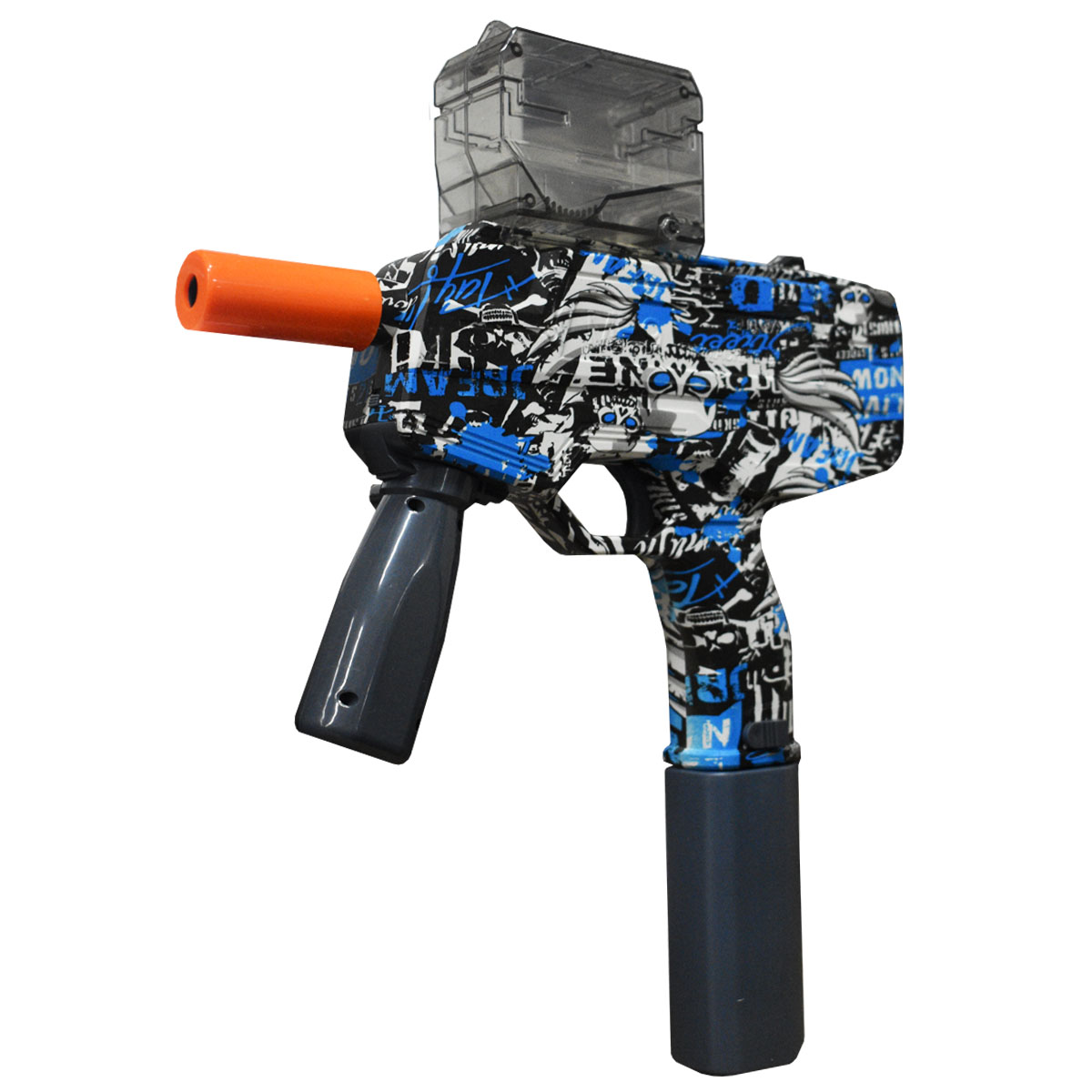 Pistola Metralleta Corta MP9 de Hidrogel De Juguete Lanzador Automatico Con Cargador