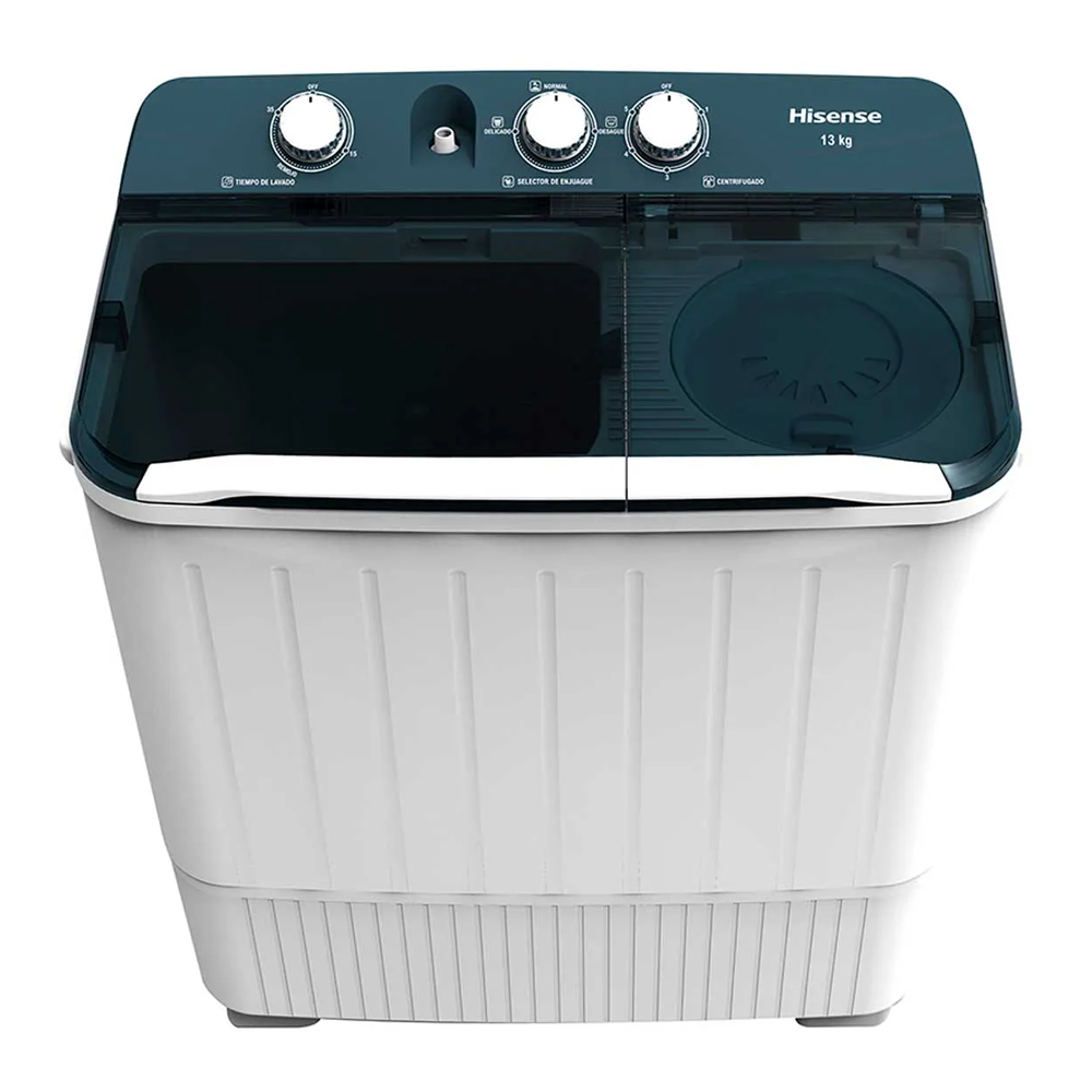 Lavadora Semiautomática Doble Tina 20 Kilos WSA2001P Hisense