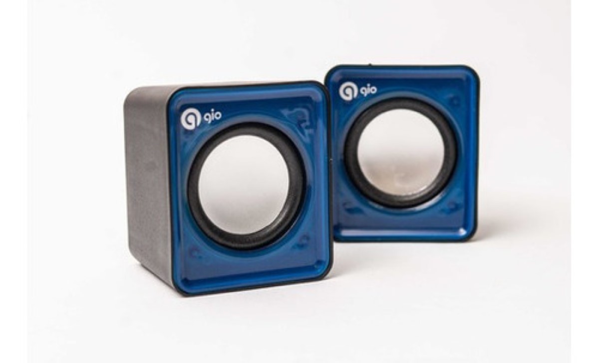 Bocinas Para Pc  Conector Usb Y Audio 3.5mm Color Azul 