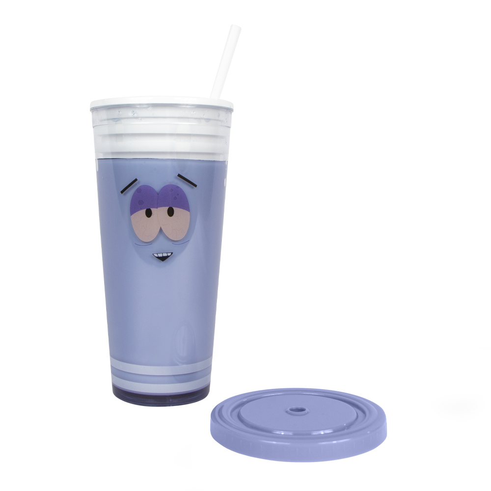 Vaso de vidrio 450ml con popote - Geekolor