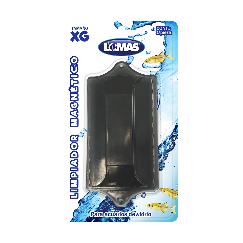 Lomas Limpiador Magnético para Peceras y/o Acuarios Tamaño Extra Grande