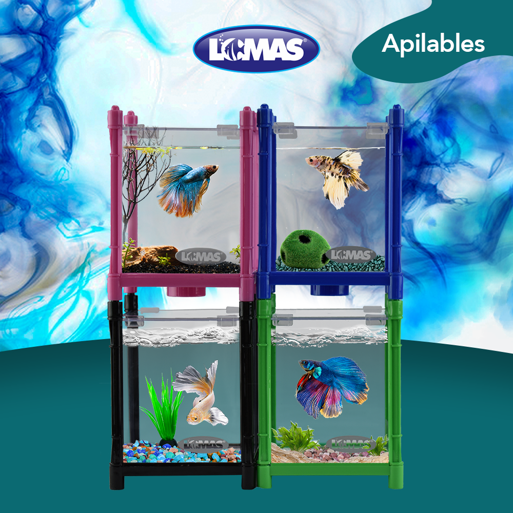 Lomas Acuario Nano con Cascada para Peces con Capacidad de 15 Litros
