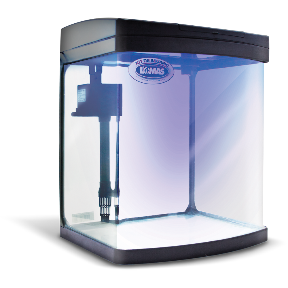Lomas Kit Acuario y/o Peceras Rectangular con Luz Led de 56 Litros
