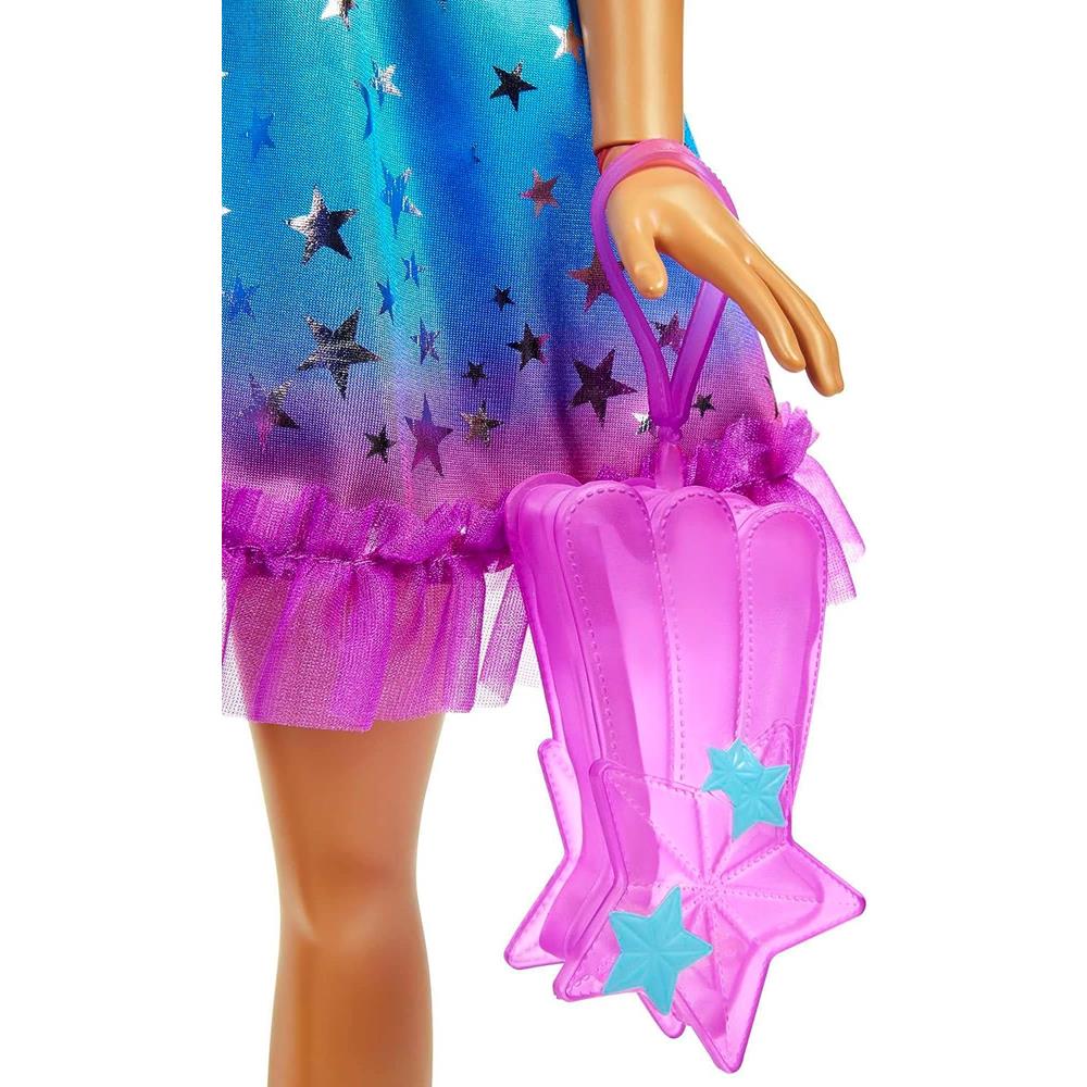 Barbie Gigante Latina Arcoíris Pelo Castaño 71 Cm De Altura