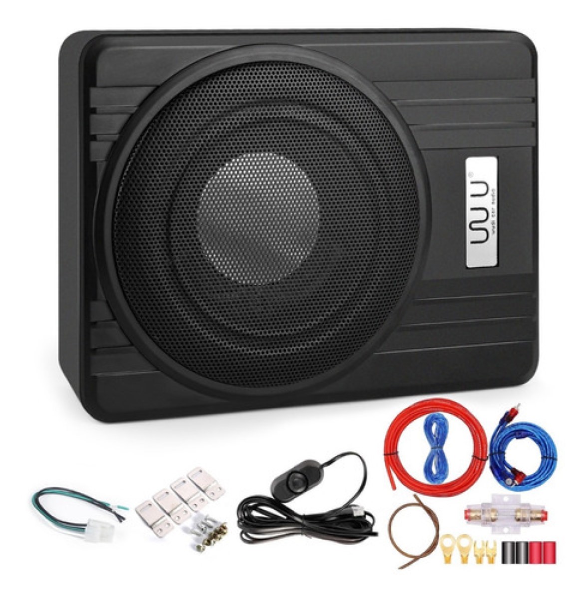 Amplificado 10 Pulgadas, Bocinas Para Carros 600w Negro